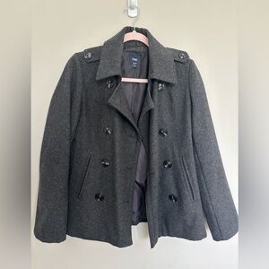 GAP Charcoal Wool Coat - XS